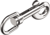 Wirbelkarabiner Länge: 120 mm - aus Edelstahl V4A
