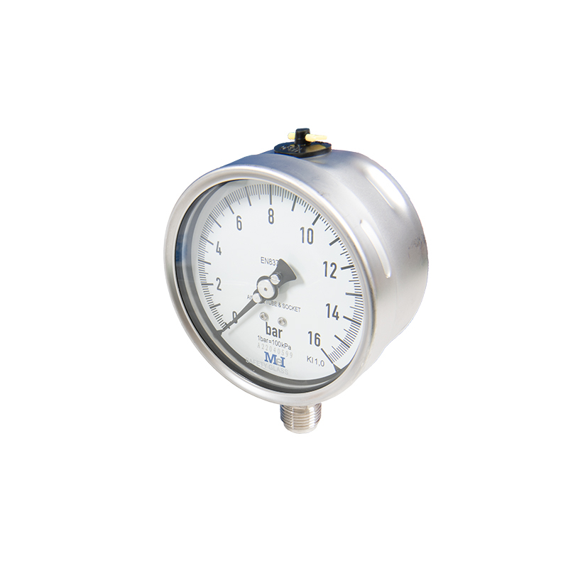 Edelstahlmanometer Ø 100 mm