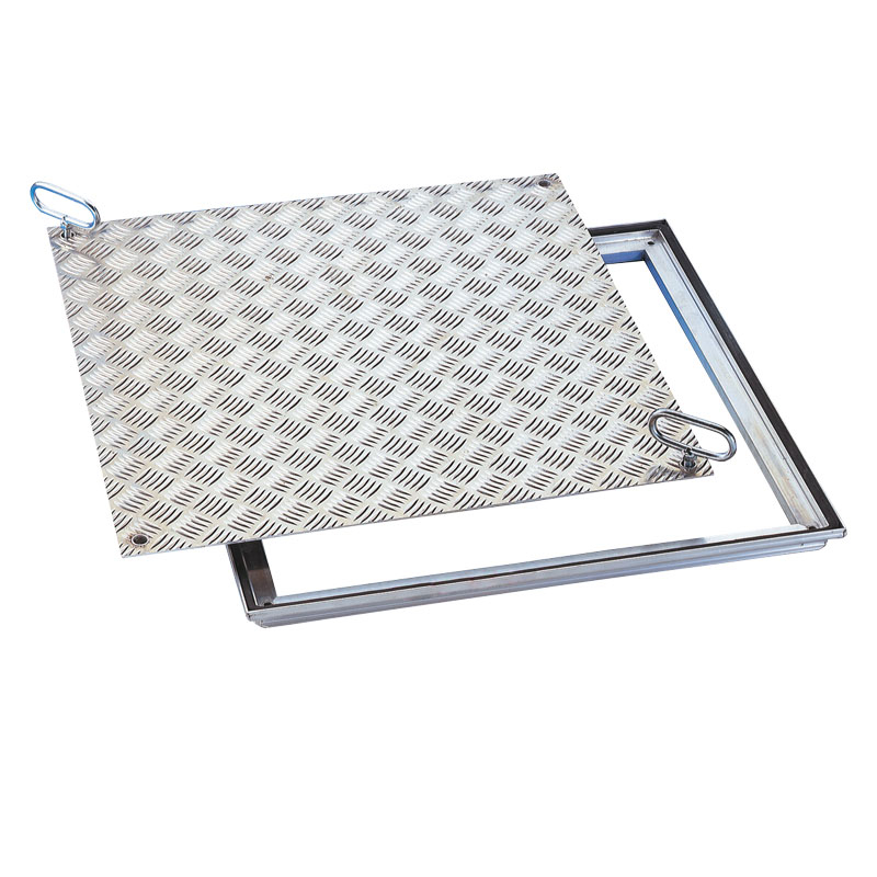 Schachtabdeckung 300 x 300 ALU