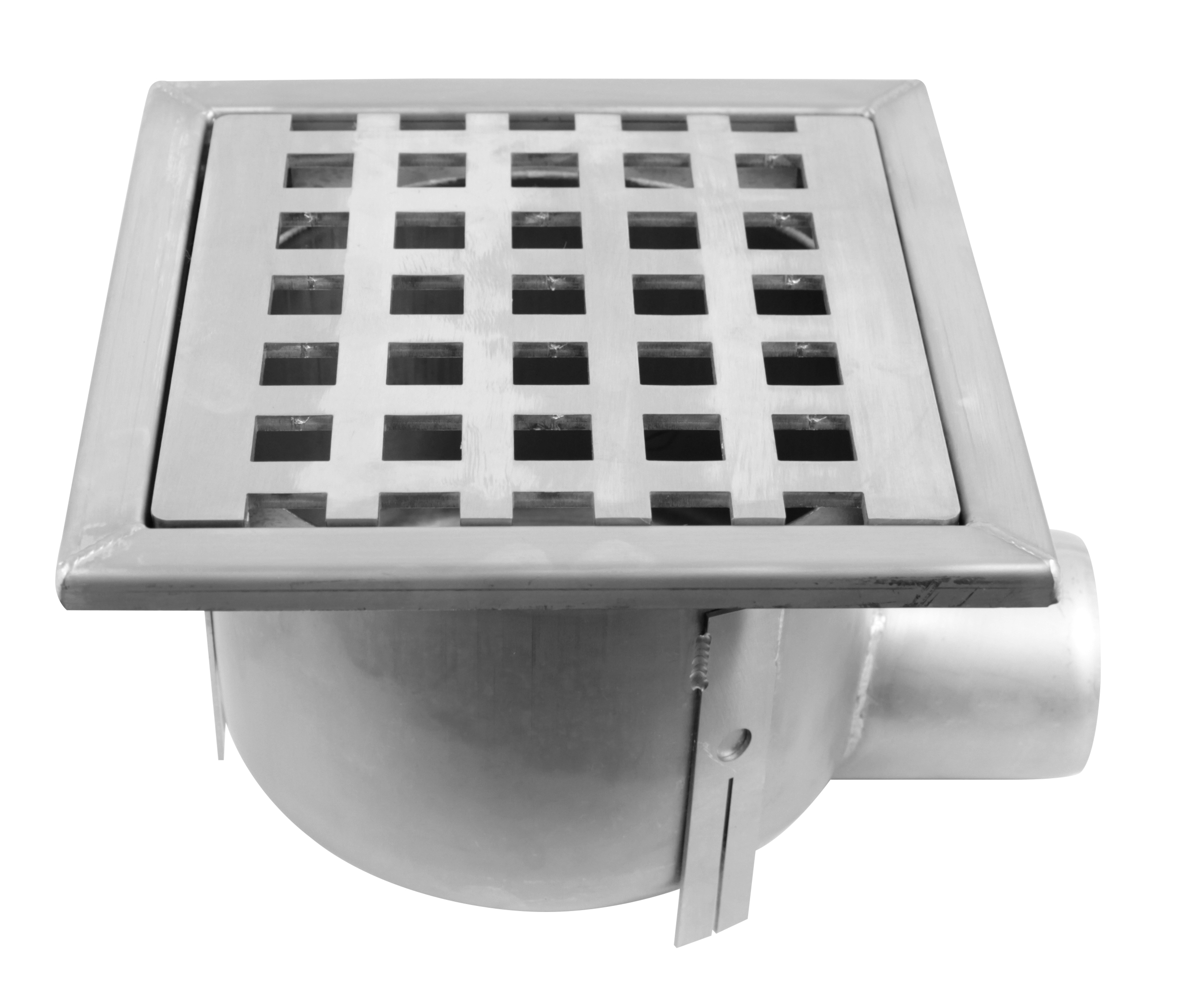 Bodenablauf massiv, 240 x 240 mm