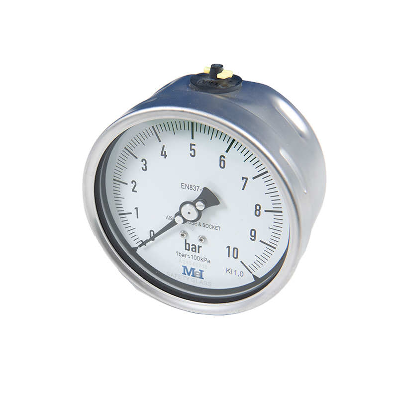 Edelstahlmanometer Ø 100 mm