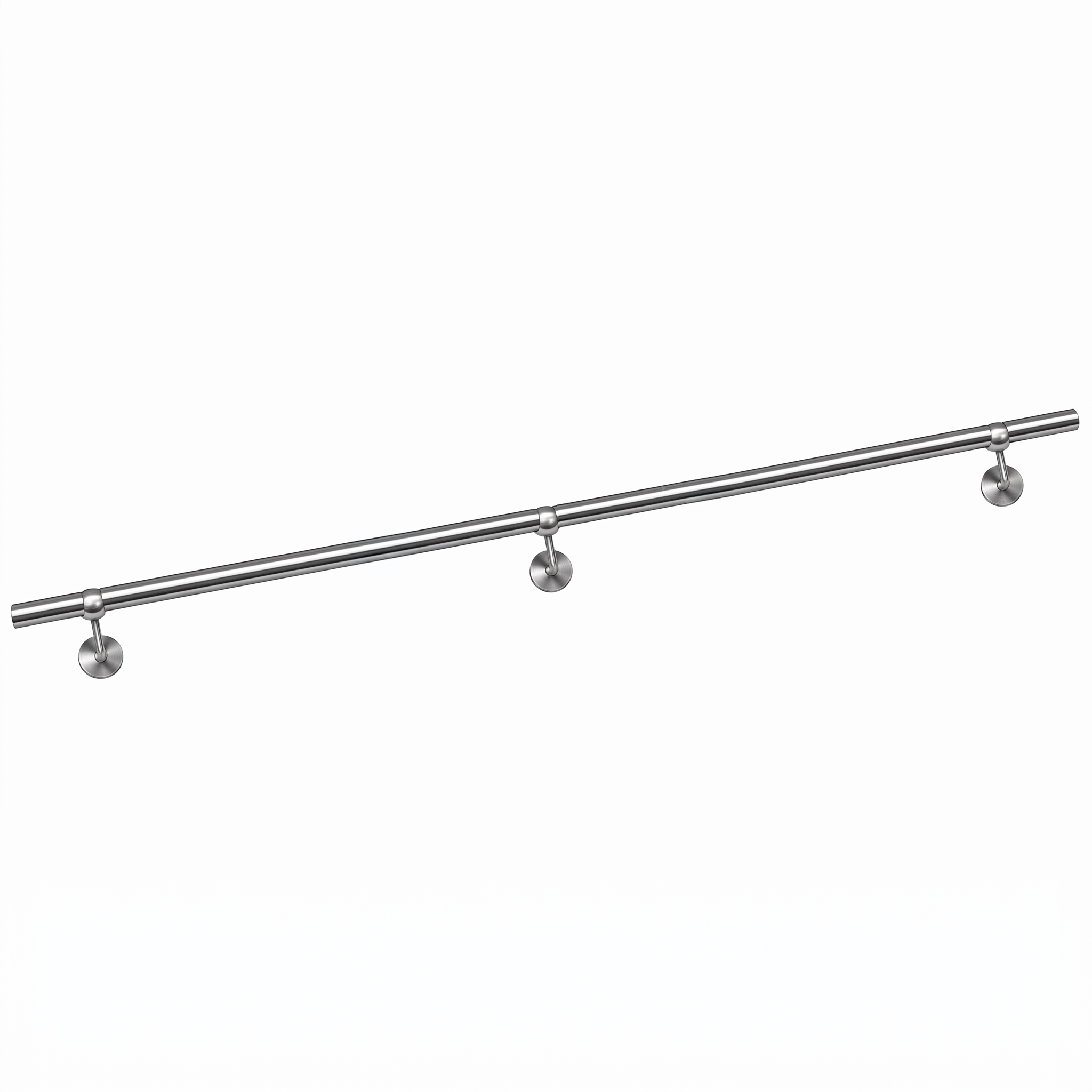 Handlauf Select, Edelstahl, Länge: 2,00 m Ø 42,4mm V2A - geschliffen