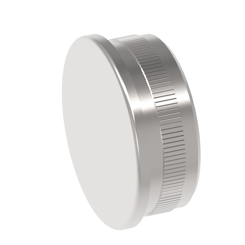 Endkappe flach für Edelstahlrohre 42,4 mm Endkappe flach für Edelstahlrohre 42,4 mm