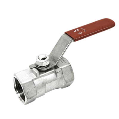 Muffenkugelhahn, 1-teilig, reduzierter Durchgang Edelstahl Muffenkugelhahn, 1-teilig, reduzierter Durchgang Edelstahl