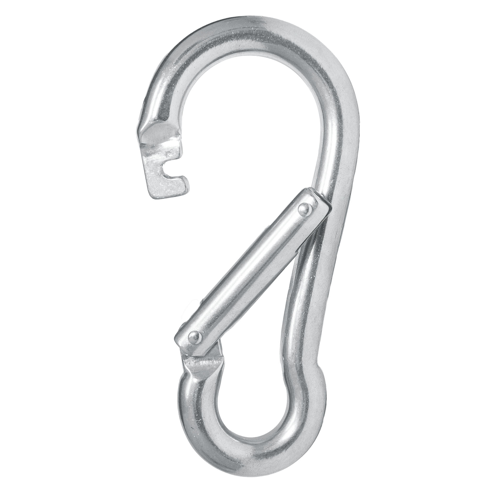 Karabinerhaken mit großer Öffnung 11 x 120 mm - aus Edelstahl