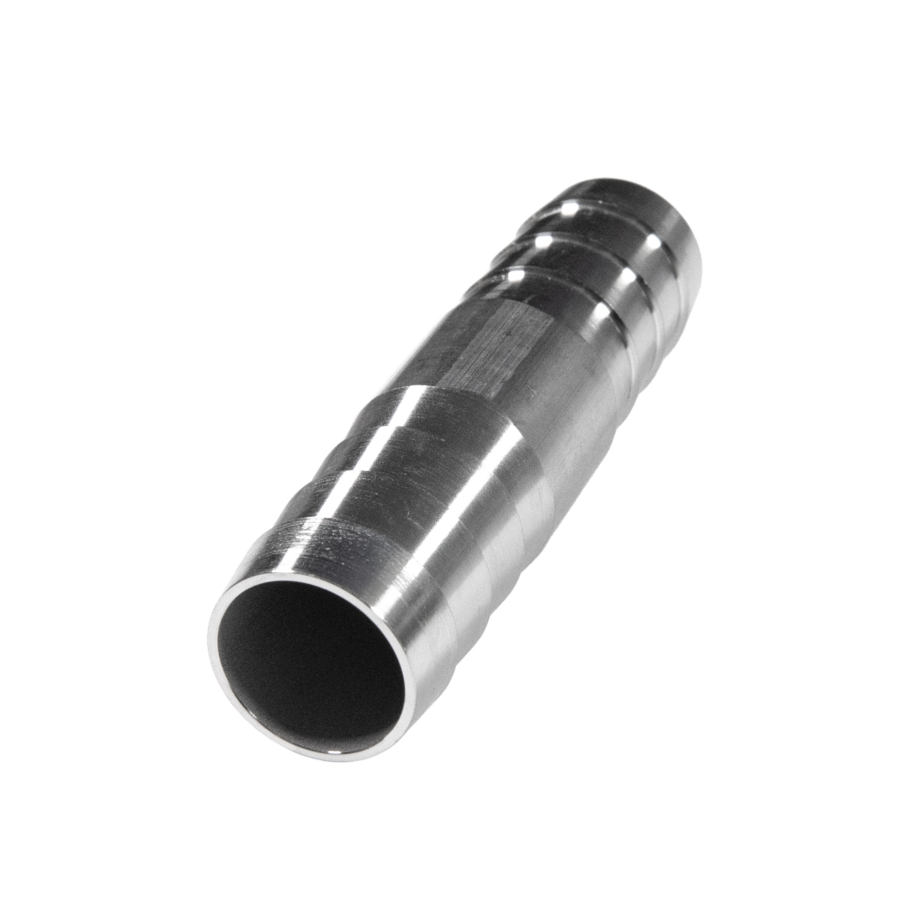 Schlauchverbinder aus Edelstahl V2A Ø 25,5 mm - Baulänge: 100 mm