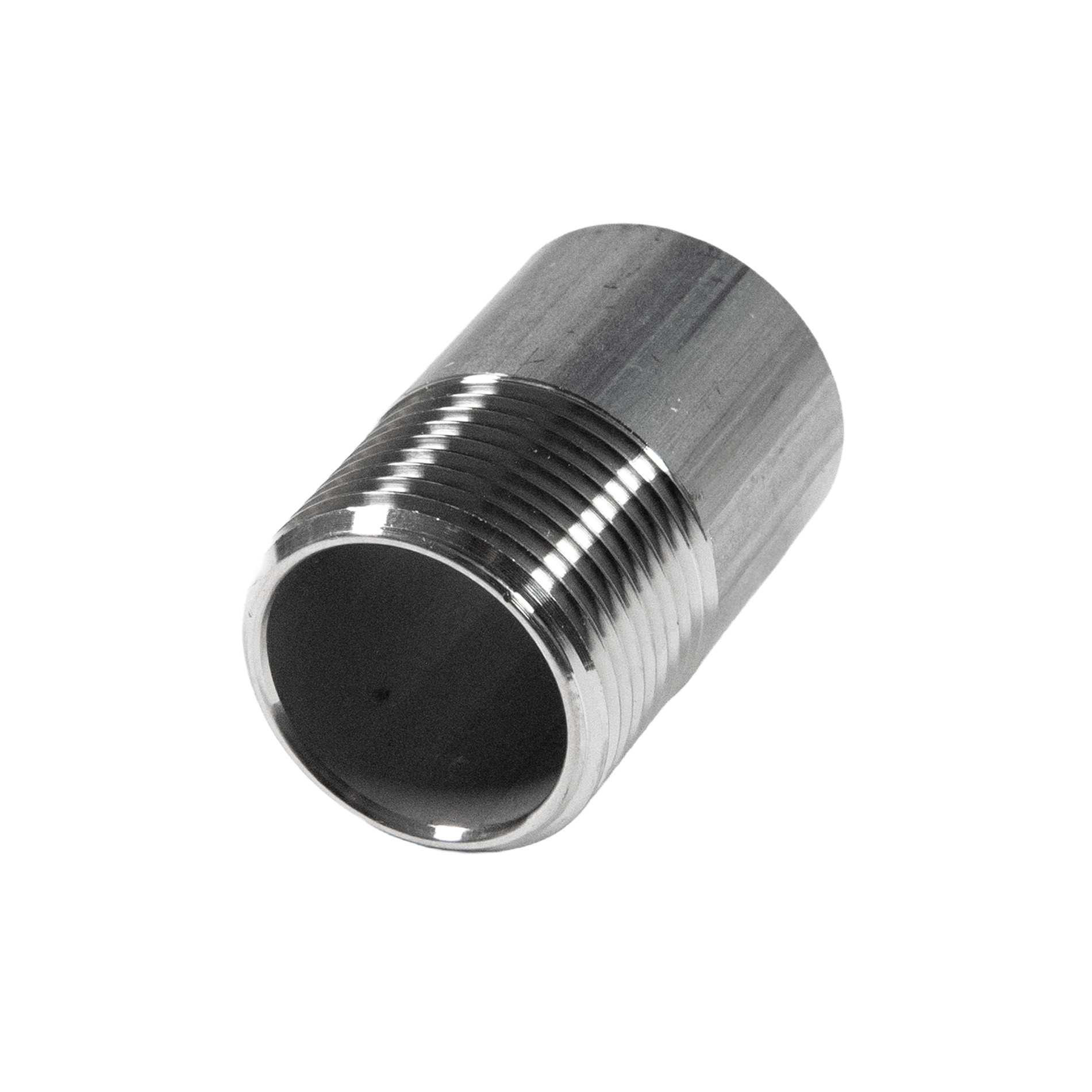 Anschweißnippel, BSPP-Außengewinde 3/4" - 40 mm - V4A - DIN EN ISO 228-1