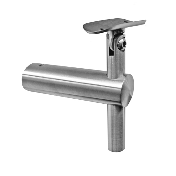 Handlaufhalter verstellbar für Rundrohre Ø 42,4 mm