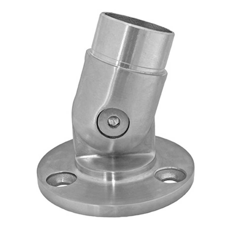 Wandhalter verstellbar mit Gelenk für Rundrohr 42,4 x 2 mm Wandhalter verstellbar mit Gelenk für Rundrohr 42,4 x 2 mm