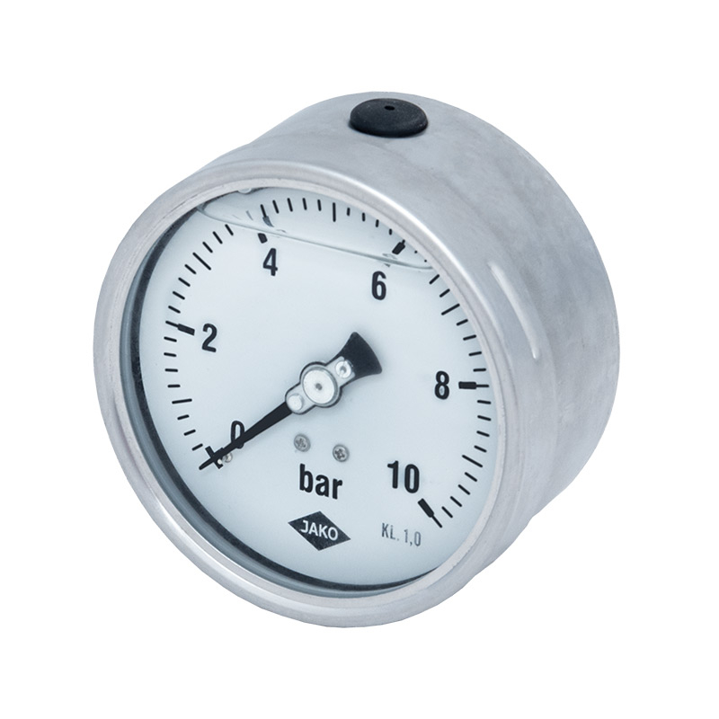 Edelstahlmanometer Ø 100 mm, Glyzerinfüllung