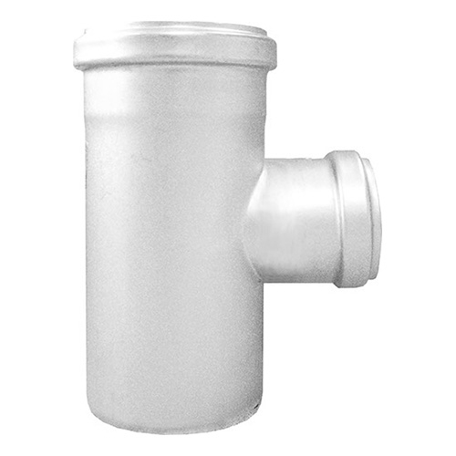 Abflussrohr-Abzweig 87,5° reduziert aus Edelstahl Abflussrohr-Abzweig 87,5° reduziert aus Edelstahl