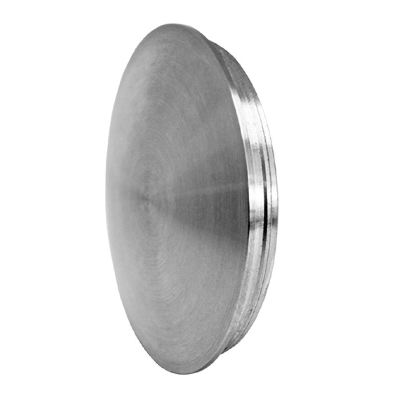 Endkappe leicht gewölbt für Edelstahlrohre 42,4 mm Endkappe leicht gewölbt für Edelstahlrohre 42,4 mm