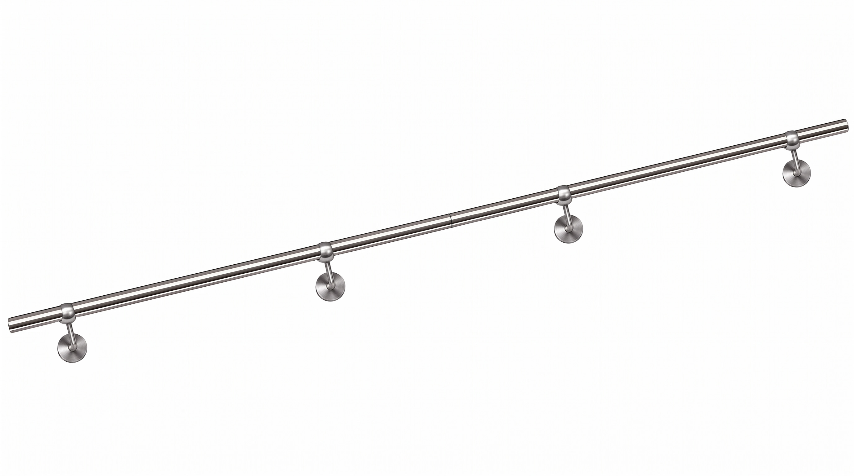 Handlauf Select, Edelstahl, Länge: 4,00 m Ø 42,4mm V2A - geschliffen