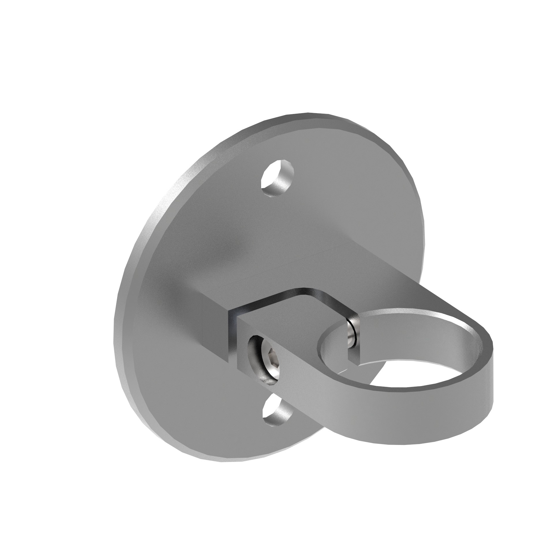 Wandflansch stellbar für Edelstahlrohr 42,4 mm