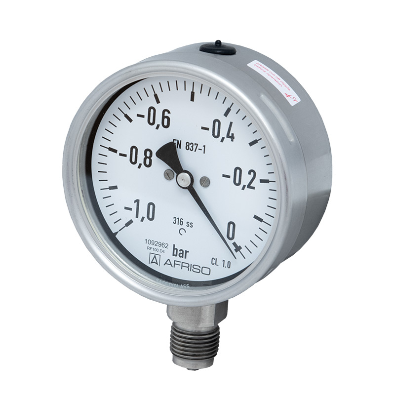 Edelstahlvakuummeter Ø 100 mm