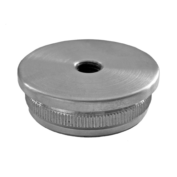 Endkappe flach für Edelstahlrohre 42,4 mm