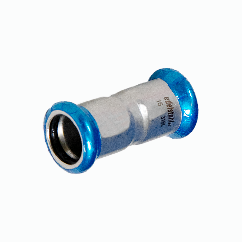 Muffe Edelstahl V4A, M-Kontur