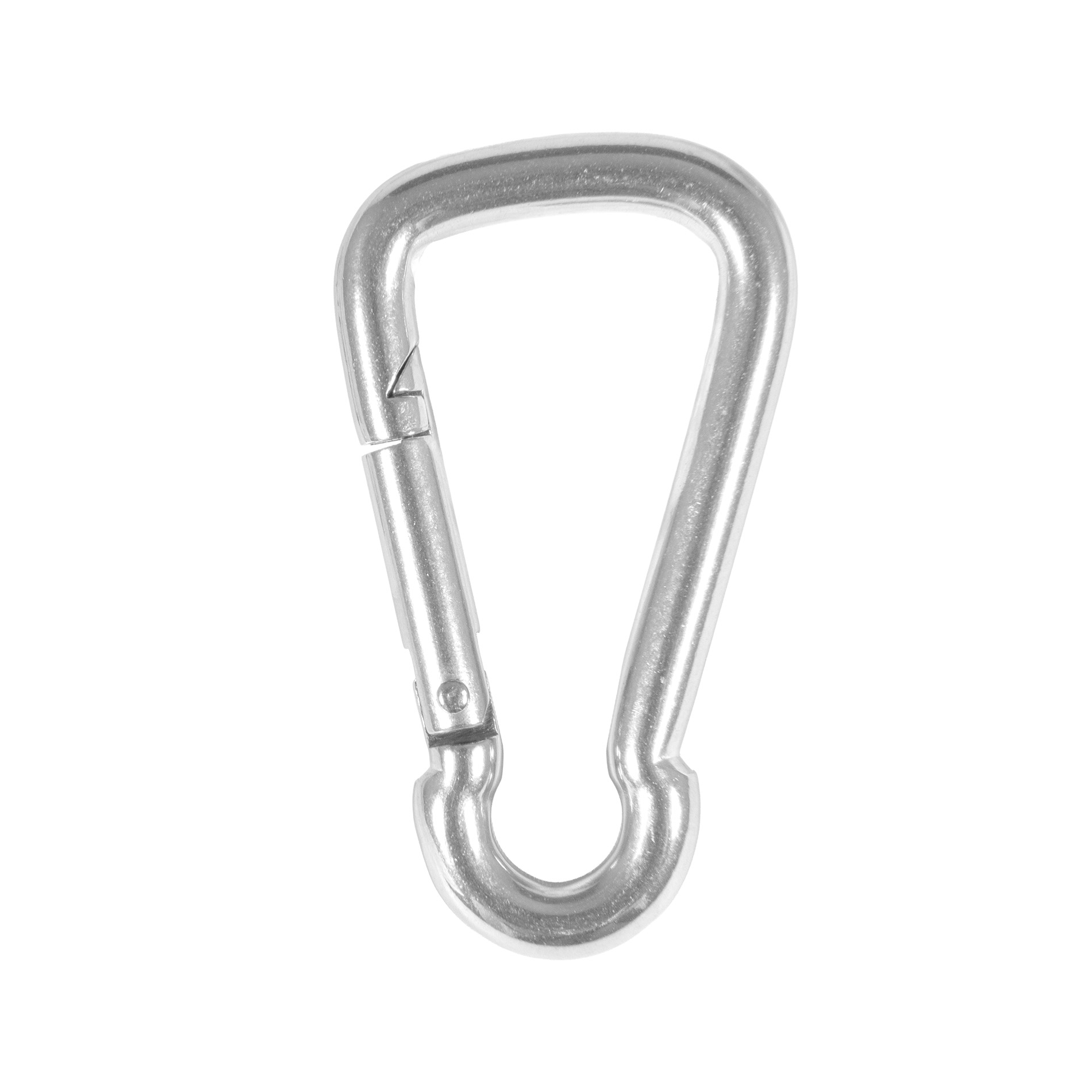 Karabinerhaken asymmetrisch 8 x 80 mm - aus Edelstahl V4A