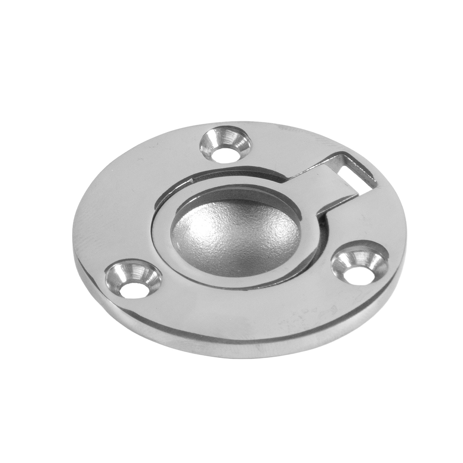 Bodenheber rund aus Edelstahl (V4A)