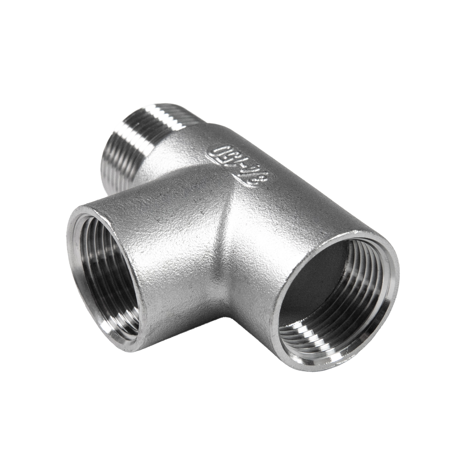 T-Stück, IG-IG-AG 3/4" - Edelstahl V4A