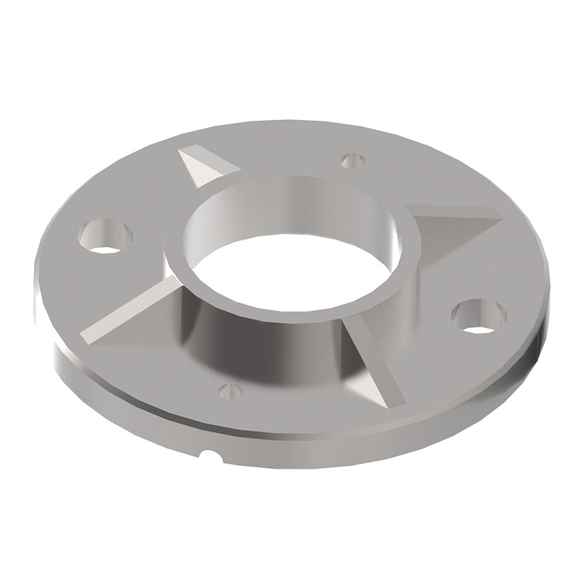 Runder Bodenflansch für Edelstahlrohr 42,4 mm Runder Bodenflansch für Edelstahlrohr 42,4 mm