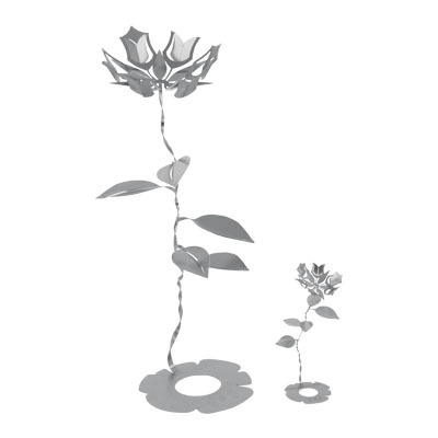 Edelstahlblume klein